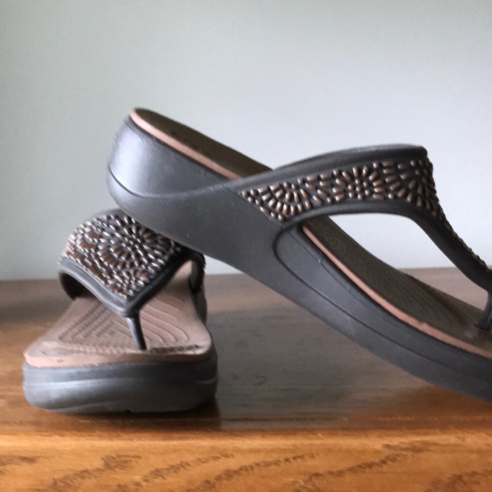 Genuine Crocs wedge sandal